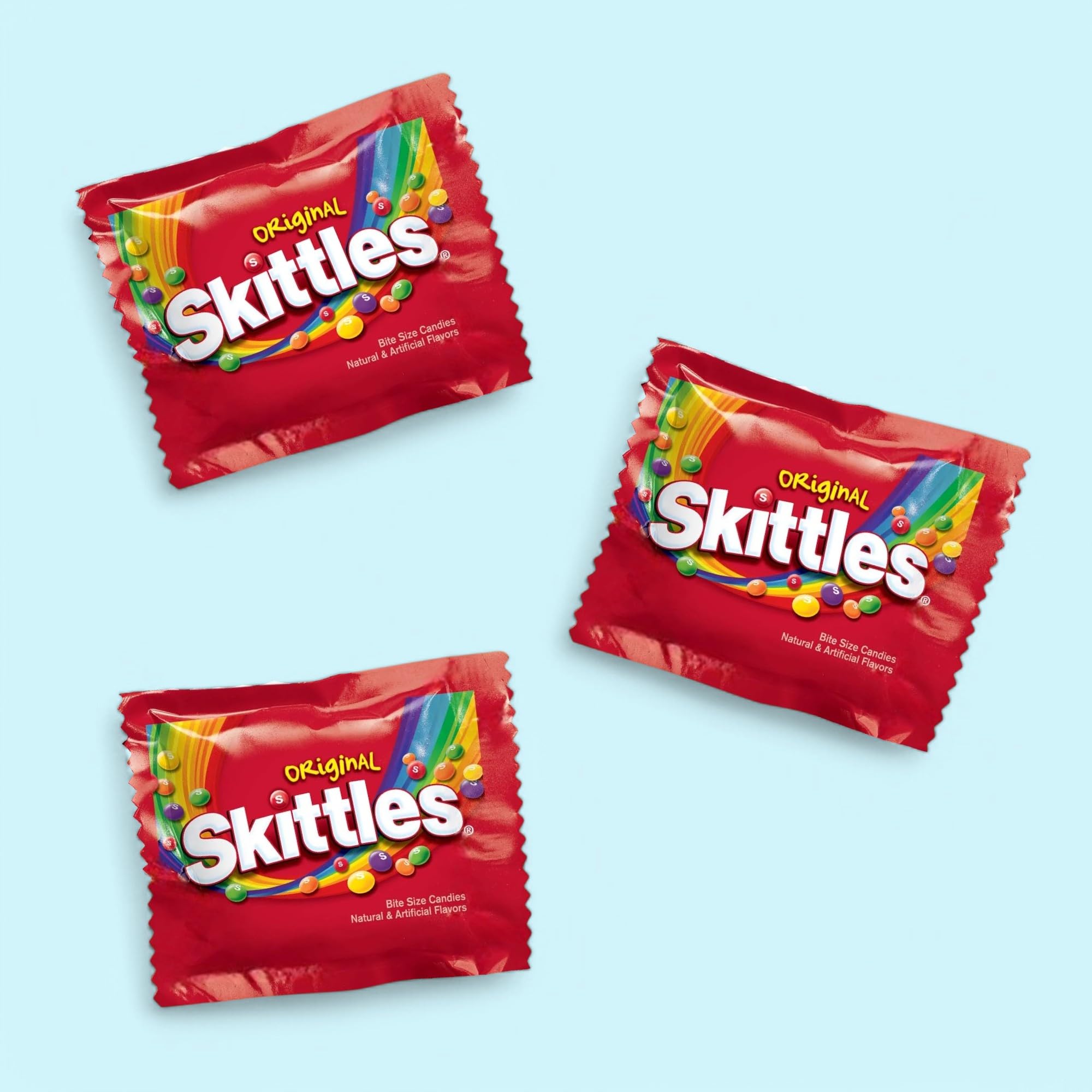 Assortit X Mars Collab Skittles Fun Size Candy Individually Wrapped, Great for Parties, Piñatas & Gifting Bulk 2 lbs