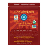Blue Lotus Chai - Golden Rooibos Flavor Masala Chai - Makes 17 Cups - 0.5 Ounce Masala Spiced Chai Powder with Organic Spices - Instant Indian Tea No