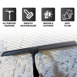 Angry Frog Shower Squeegee for Glass Doors | Silicone Squeegee for Glass Door, Car Windshield, Heavy Duty Car, Mirrors & Tiles | Best Squeegee