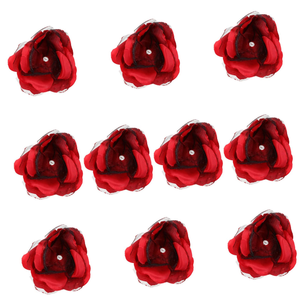 IMIKEYA 10Pcs Rose Petal Chocolate Wrappers Elegant Candy Packaging for Weddings Birthdays and Events Random Colors and Realistic Design