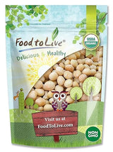 Food to Live Organic Whole Macadamia Nuts, 8 Ounces - Non-GMO, Raw, Shelled, Unsalted, Kosher, Vegan, Bulk. Keto Snack. Buttery Flavor. Good Source