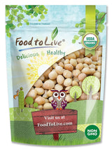Food to Live Organic Whole Macadamia Nuts, 8 Ounces - Non-GMO, Raw, Shelled, Unsalted, Kosher, Vegan, Bulk. Keto Snack. Buttery Flavor. Good Source