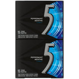 Wrigley 5 Cobalt Peppermint Sugar-Free Gum, 15 Count (Pack of 10)