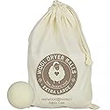 Wool Dryer Balls XL 4 Balls New Zealand Wool Eco Laundry Reusable Add Oil No Filler