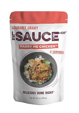 Le Sauce & Co. Marry Me Chicken Gourmet Gravy for Chicken Breast & Thighs, Creamy Parmesan Cheese Sauce for Foodies & Moms - Real Food Ingredients