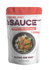 Le Sauce & Co. Marry Me Chicken Gourmet Gravy for Chicken Breast & Thighs, Creamy Parmesan Cheese Sauce for Foodies & Moms - Real Food Ingredients