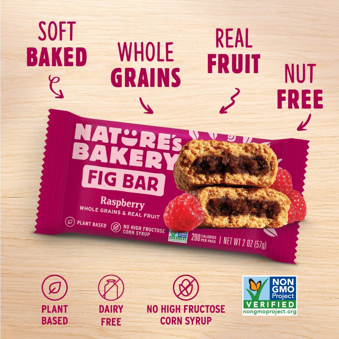 Nature’s Bakery Fig Bars Variety Pack, 28 Count (4 Bars per Pack, 7 Flavors: Strawberry, Blueberry, Raspberry, Apple Cinnamon, Original Fig, Peach