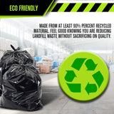 Aluf Plastics PG6-9560 Heavy Duty 95 - 96 Gallon Trash Can Liners - (Huge 50 Pack) - 2.0 MIL Thick Garbage Bags for Toter, Contractors, Lawn, Leaf