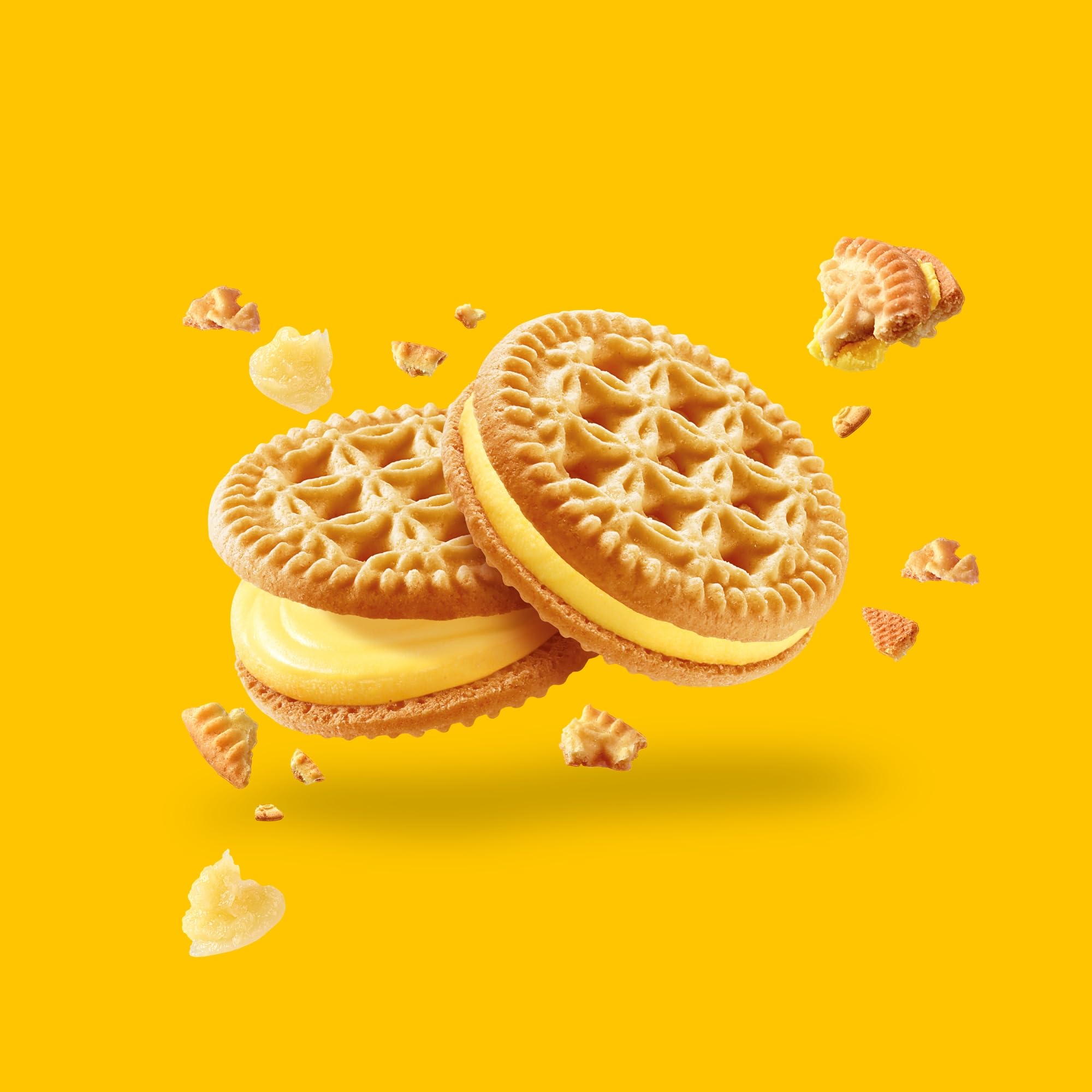 Glutino Gluten Free Lemon Pie Flavored Sandwich Cookies, Gluten Free Snacks, 10.5 oz.