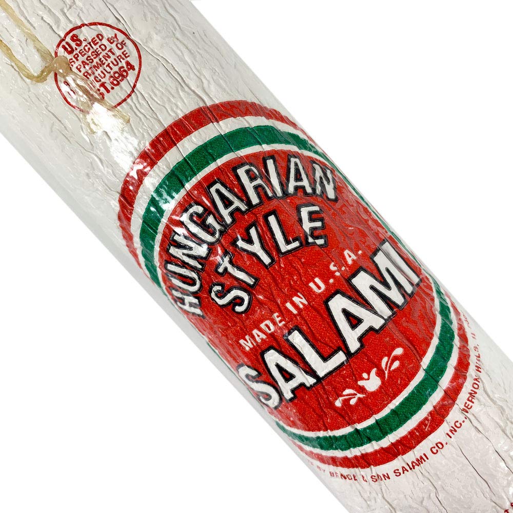 Bende Salami Teli 1.8 Lb - Authentic Hungarian Deli Meat, Perfect Sausage For Charcuterie Boards, Breakfast, Sandwiches, And More