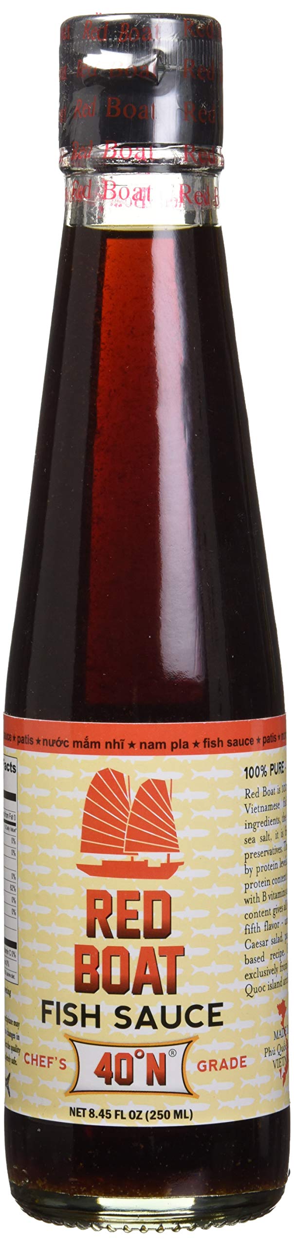 Red Boat Fish Sauce 40°N 250 ML (Pack of 3) by Red Boat