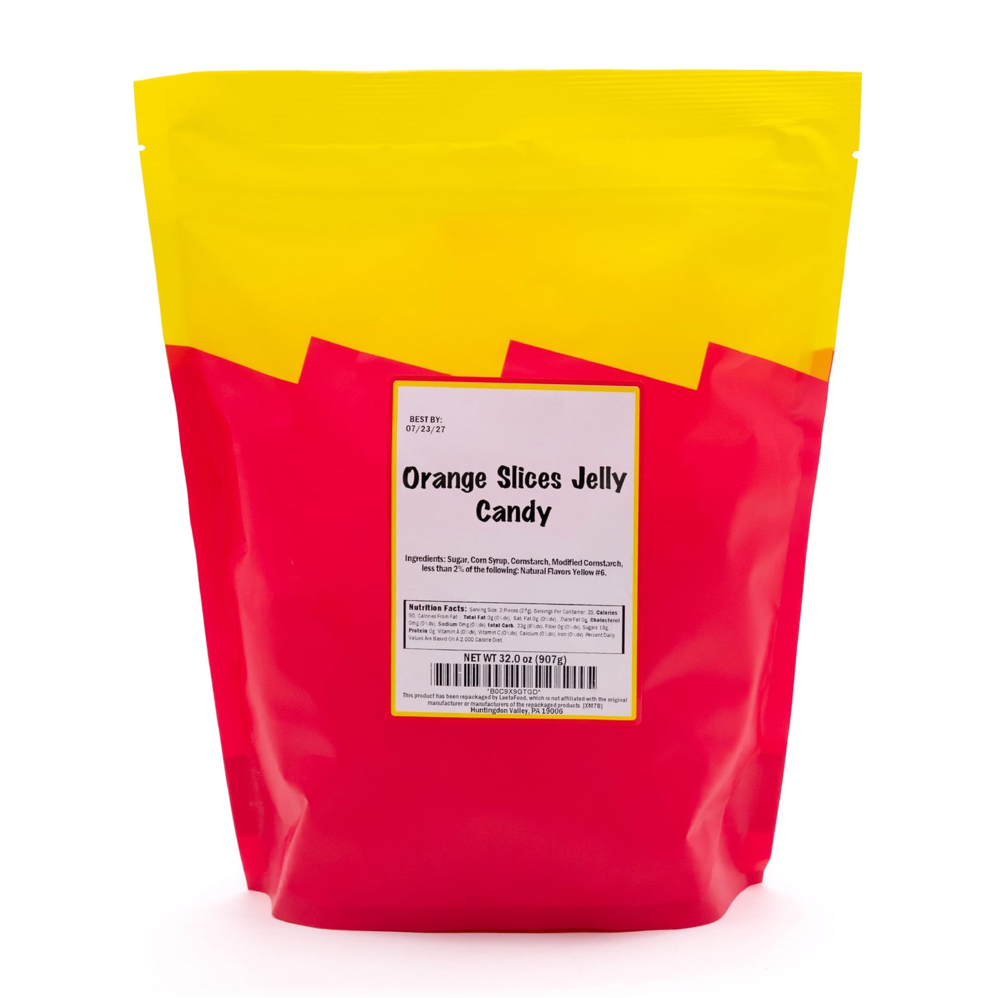 Orange Slices | 2 Pound Bag - Approx. 70 Count | Jelly Candy | Old-Time Treats |Old Fashioned Candy