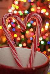 Candy Cane (120 count) Peppermint Flavored | Red & White Stripes Individually Wrapped |BULK | (10 Boxes (12ct) 120 Total)