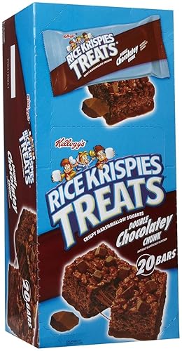 Kellogg's Rice Krispies Treats Double Chocolatey Chunk Bars-1.3 oz, 20 ct