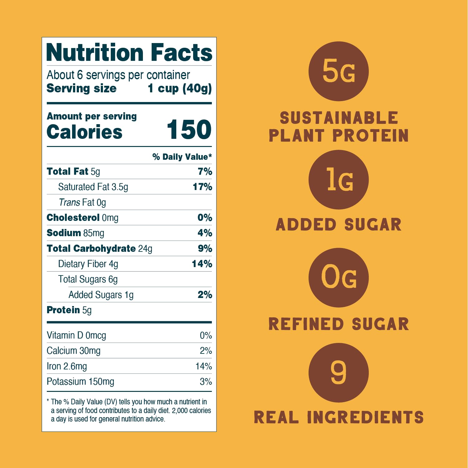 Seven Sundays Oat Protein Cereal, Chocolate Sea Salt, 8 Oz Bag (Pack of 3), Gluten Free, 5g Upcycled Protein, 0g Refined Sugar, Crunchy Sweet Snack