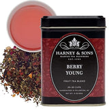 Harney & Sons Berry Young Fruit Tea with Goji Berry and Mutan Tea, 3 Ounce (48115)