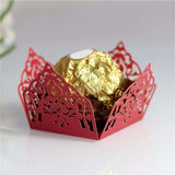 chocolate bar wrappers 100pcs Flower Chocolate Wrappers Paper Candy Box Bar Wedding Favors And Gifts Party Supplies Birthday(Gold)