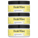 Fresh Wave Lemon Odor Removing Gel, 7 oz., Pack of 3 - Safer Odor Absorbers for Home, Natural Plant-Based Odor Eliminator, Every 7 oz. lasts 15-30