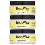 Fresh Wave Lemon Odor Removing Gel, 7 oz., Pack of 3 - Safer Odor Absorbers for Home, Natural Plant-Based Odor Eliminator, Every 7 oz. lasts 15-30