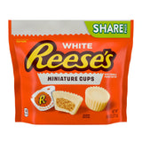 REESE'S Miniatures White Creme Peanut Butter Cups, Candy Share Pack, 9.6 oz