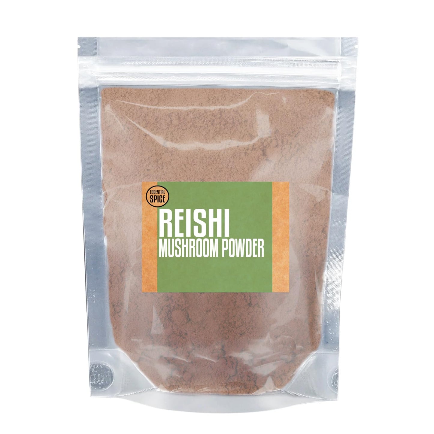 Essential Spice Reishi Mushroom Powder - Earthy, Bitter Tonic Flavor, Finely Ground - Ideal for Teas, Smoothies, Tinctures & Wellness Recipes - 100%