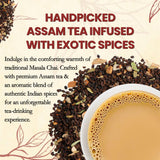 Darsam Masala Chai - 8.8oz (250g) | Premium Assam Black Tea with Cardamom, Cinnamon, Cloves, Ginger & Black Pepper | Freshness Locked in Airtight PET