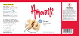 Amoretti - Ginger Extract Water Soluble 2 oz - Highly Concentrated & Perfect For Pastry, Savory, Brewing, and more, Preservative Free, Vegan, Kosher