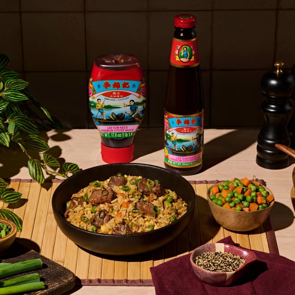 Lee Kum Kee Premium Oyster Sauce Squeeze Bottle (11.5 oz - 1 Pack) Rich & Savory, All-Purpose Seasoning | Perfect for Stir-Frying, Drizzling