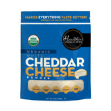 Healthier Comforts Organic White Cheddar Cheese Powder (0.44lb) | Gluten Free, Kosher, Keto-Friendly, Non-GMO, Antibiotic & Hormone Free | Perfect