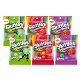 Skittles Gummies Variety Pack (Sour, Original, & Wild Berry) (Pack of 6) Variety Pack