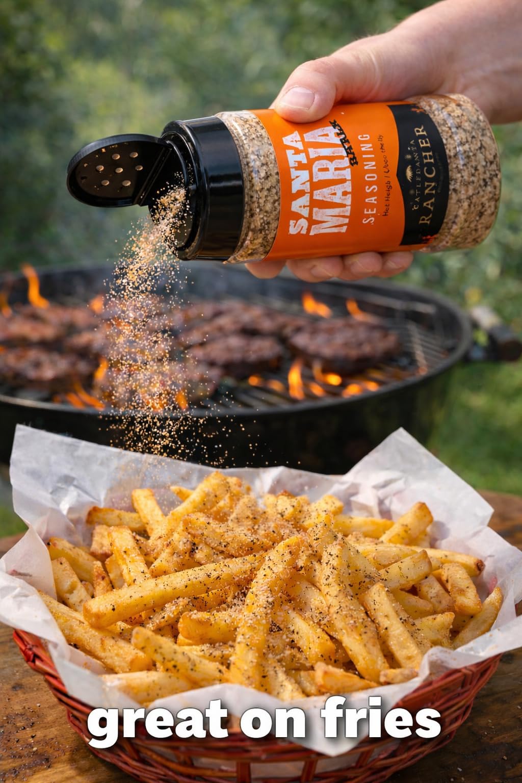 California Rancher | Santa Maria BBQ Seasoning | 6.5 Ounce, Salt Pepper Garlic Herb Blend | Coarse Texture, All-Purpose Rub, No MSG | Santa Maria