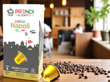 Prendi iL Caffe-Aluminium Capsules Prendi Espresso Napoli Medium Roast - 100 Count