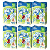 Wyler's Light Singles To Go, Cherry Limeade Water Drink Mix, 48 Total Powder Drink Mix Packets (Pack of 6)