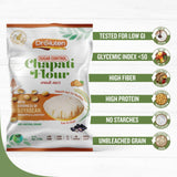 Dr. Gluten Sugar Control Flour - Low GI <55 Multigrain Gluten-Free Atta | High Fiber, Low Carb | Dietitian Recommended | With Millets, Seeds