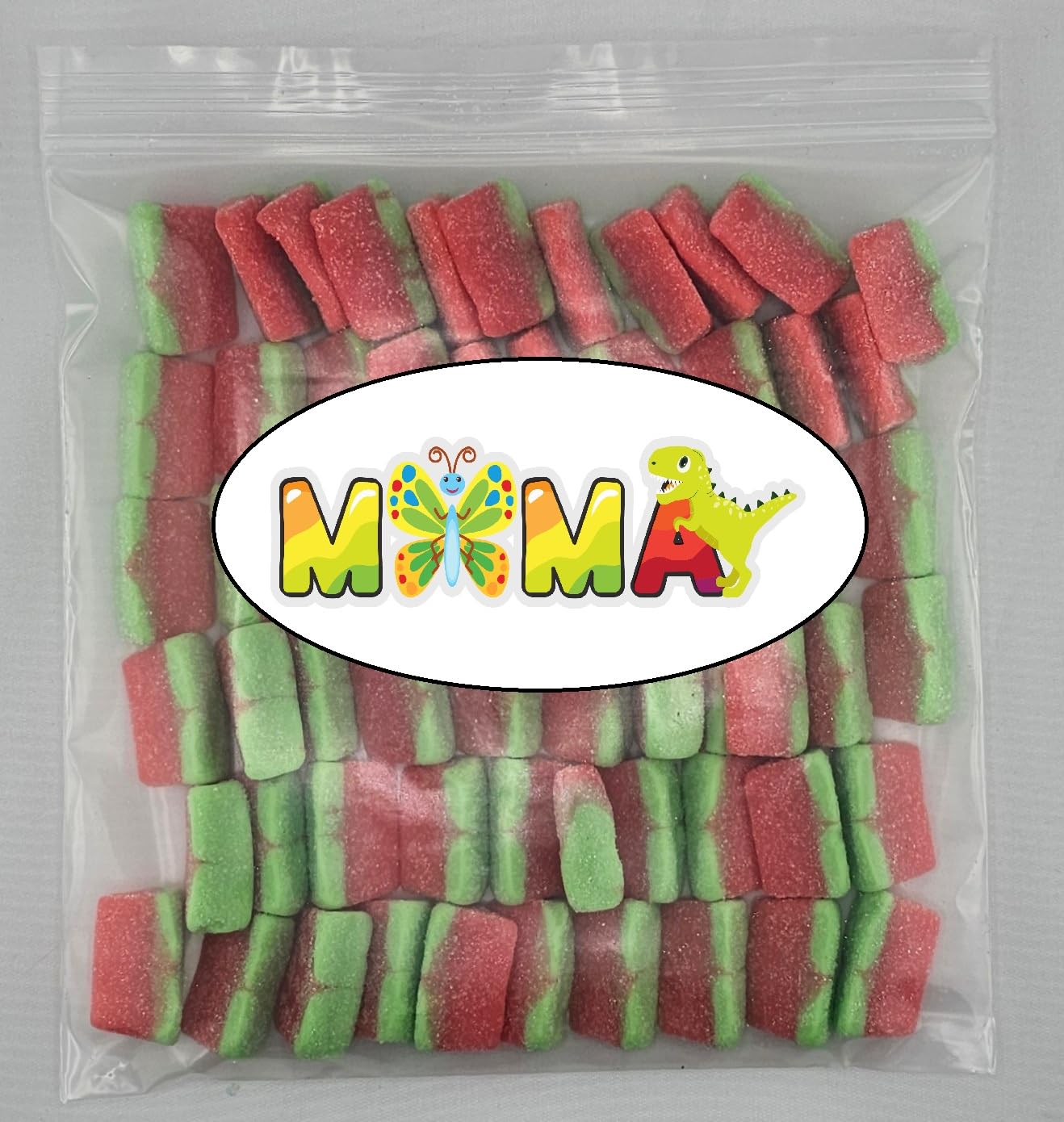 MiMa MiMa Assorted Gummy Candy - Fruity, Chewy Candy in Fun Shapes - Holiday Candy for Christmas Gifts & Stocking Stuffers - Watermelon Slices 1lb