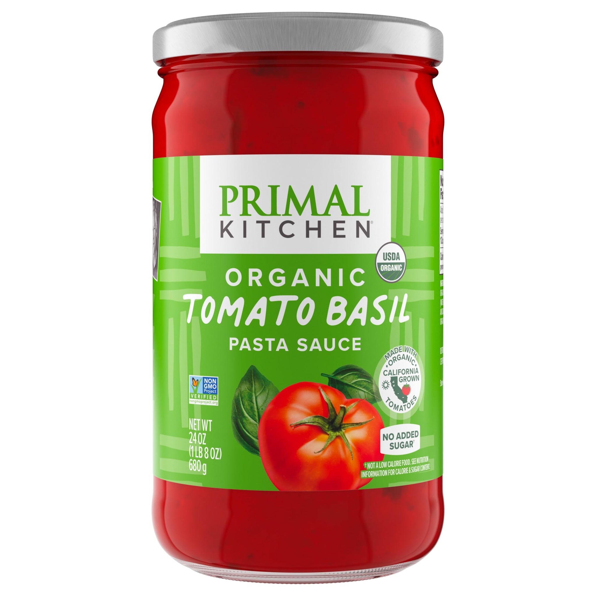 Primal Kitchen Marinara Sauce, Tomato & Basil, 24 oz