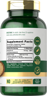 Carlyle Brewers Yeast Tablets with Vitamin B12 | 1500mg | 500 Count | Non-GMO & Vegetarian Supplement