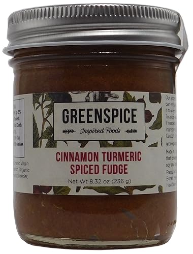 GREENSPICE: Cinnamon Turmeric Spiced Fudge