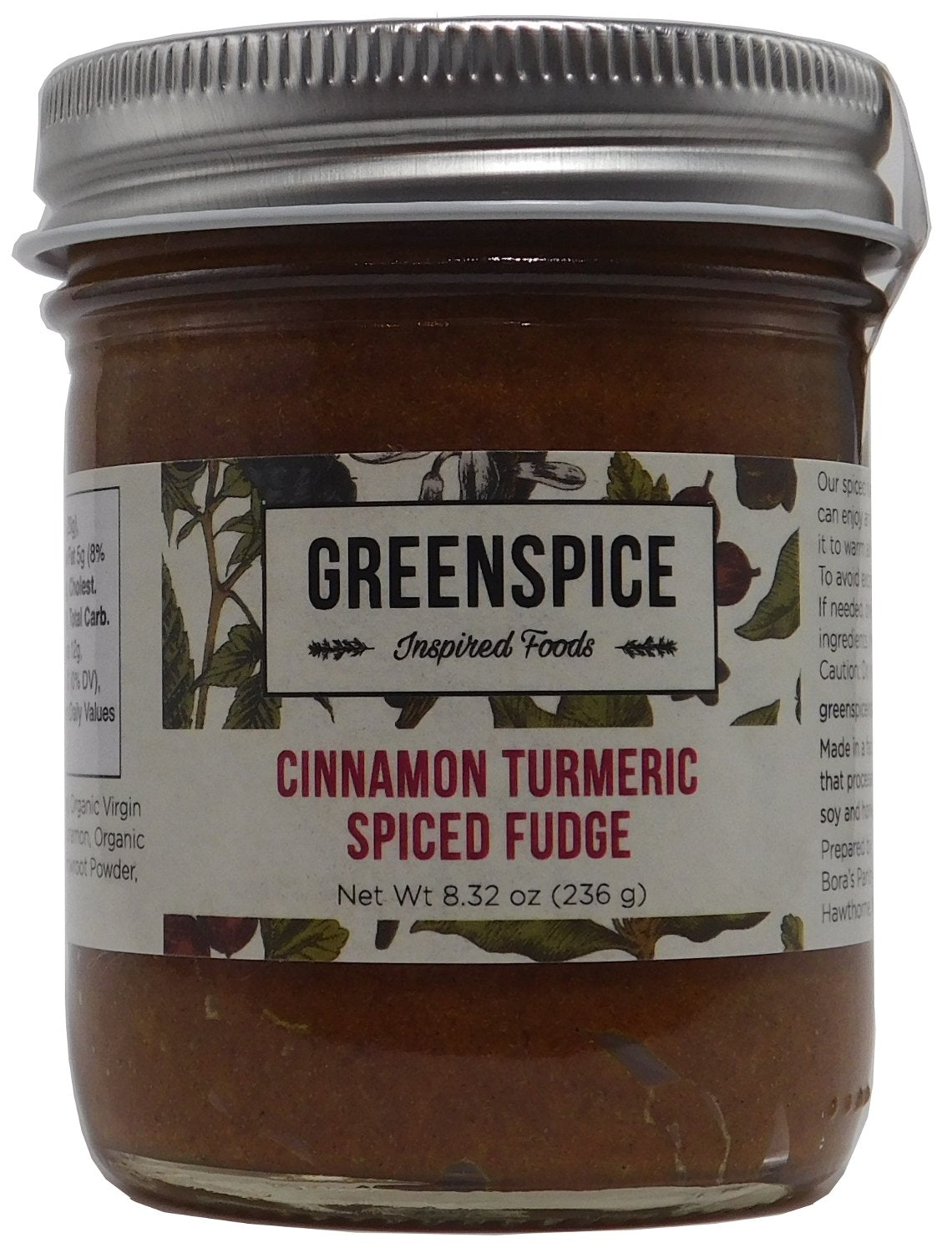 GREENSPICE: Cinnamon Turmeric Spiced Fudge