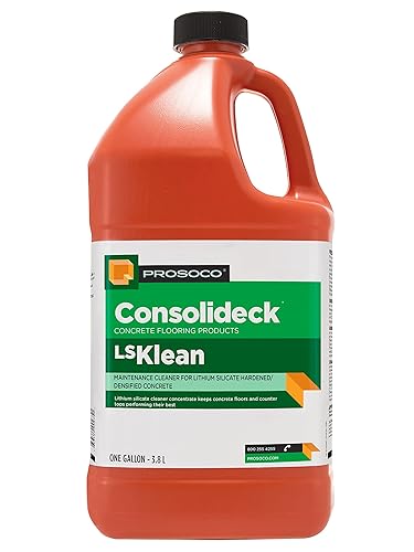 Prosoco LSKlean | Maintenance cleaner for lithium silicate hardened/densified concrete - Trusted by Professionals (1-Gallon)