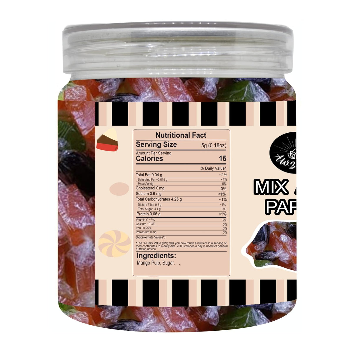 Awzlwn Indian Taste Candy (8.81 OZ / 250 GM, Mix Aam Papad)