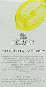 Jacksons of Piccadilly Green Tea & Lemon 50g