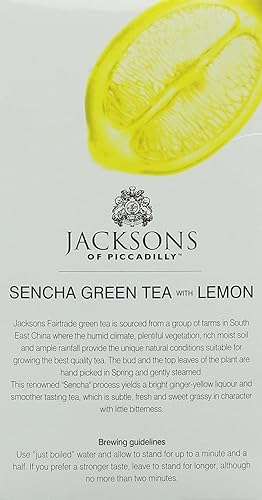 Jacksons of Piccadilly Green Tea & Lemon 50g