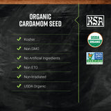 Frontier Natural Products Cardamom Seed, Og, Whole, 2.68-Ounce