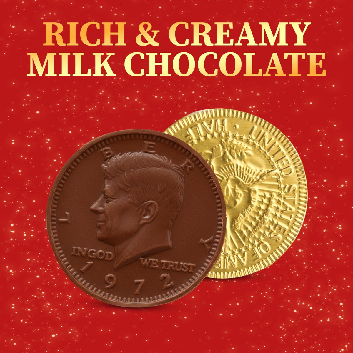 Gold Chocolate Coins, 200 Pack of Gold Chocolate Coins Bulk, Ideal Coin Candy for Themed Parties, Events and Celebrations, Perfect for Gift Bags