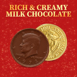 Gold Chocolate Coins, 200 Pack of Gold Chocolate Coins Bulk, Ideal Coin Candy for Themed Parties, Events and Celebrations, Perfect for Gift Bags