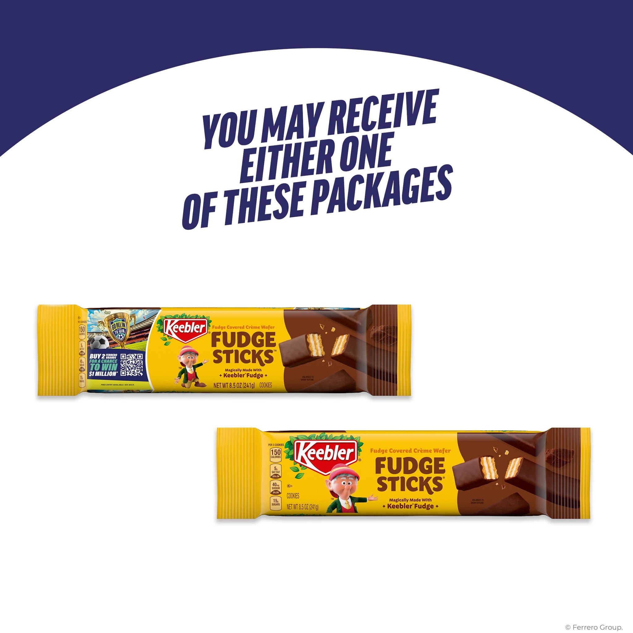 Keebler Fudge Sticks Cookies, Original, 8.5oz
