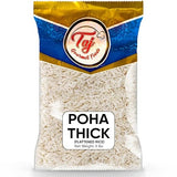 TAJ Indian Poha Powa Flattened Rice (Thick, 4-Pounds)
