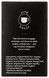 Choice Organic Teas Organic Spicy Cinnamon Chai Black Tea, 16 CT