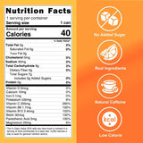 LivReal Clean Energy Drink - Organic Green Tea Caffeine 125mg + L-Theanine 100mg - Real Fruit, No Sweeteners or Flavorings - Vitamin C & B Complex